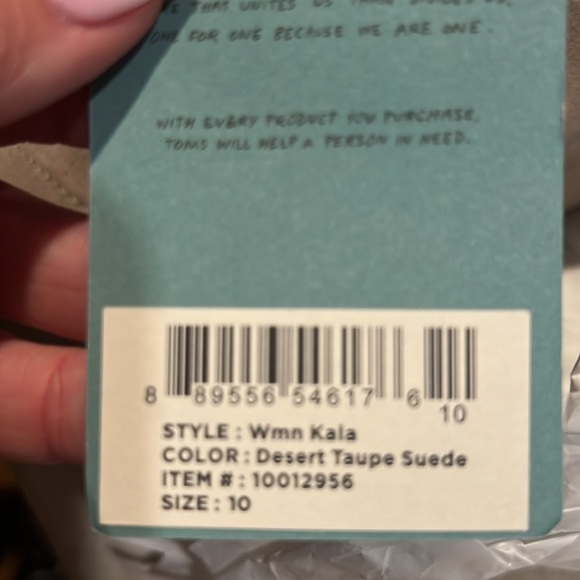 NWT TOMS Kala Wedge Bootie - Picture 6 of 6